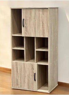 Living Modern Wooden Storage Cabinets With Door And Open Shelves 60*40*120 CM  - Image 1