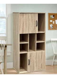 Living Modern Wooden Storage Cabinets With Door And Open Shelves 60*40*120 CM  - Image 3