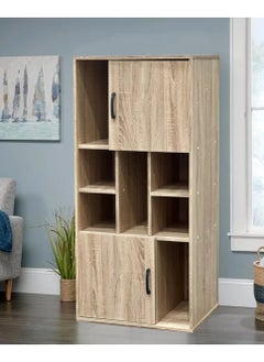 Living Modern Wooden Storage Cabinets With Door And Open Shelves 60*40*120 CM  - Image 5