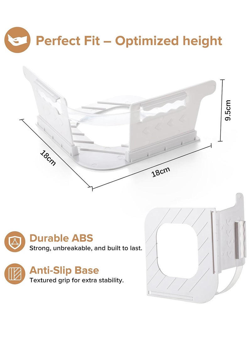 LENND Lock Bed Sheet Holders for Corners - Bed Sheet Holder Straps Fit for All Mattress Types, Fitted Sheet Holders Keep Sheets Firm & Tight, Easy Installation Sheet Clips, Stay (4pcs, White)  - Image 5