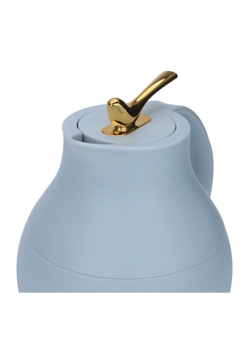 Alsaif Gallery - Royal 6 Deluxe Thermos 0.95 Liter Light Gray - Image 1