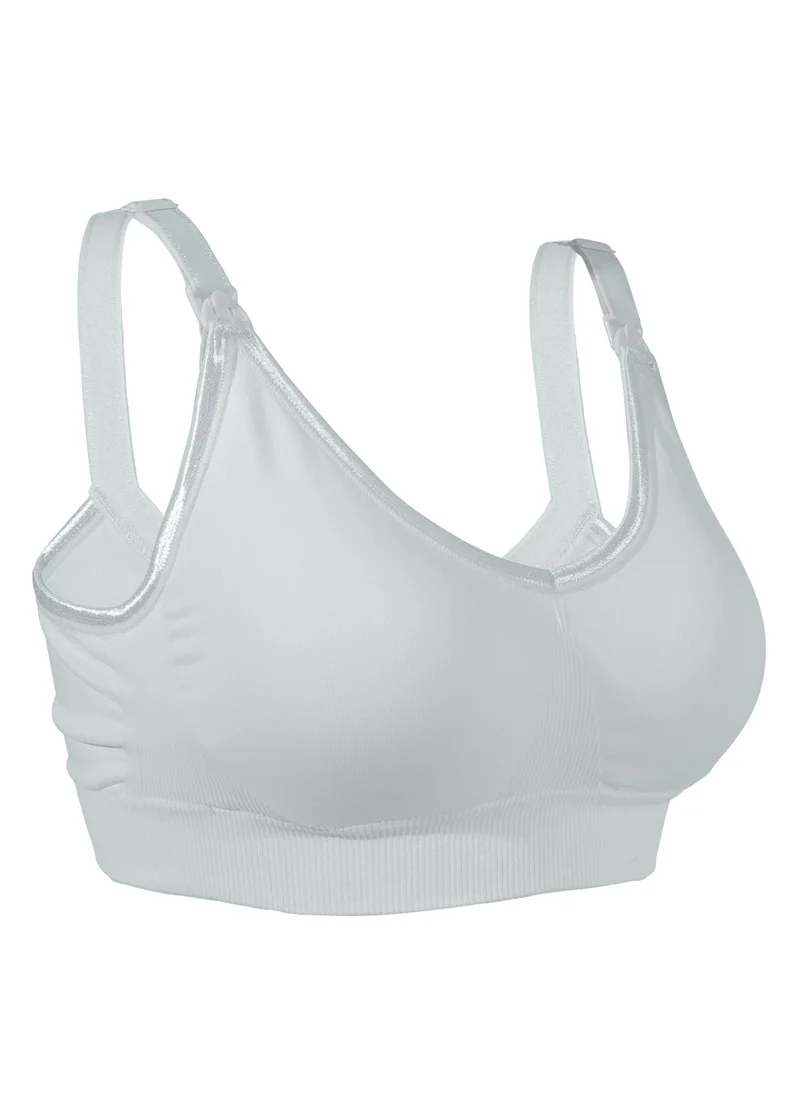 أوكوس Original Full Cup Maternity And Nursing Bra Light Grey Large