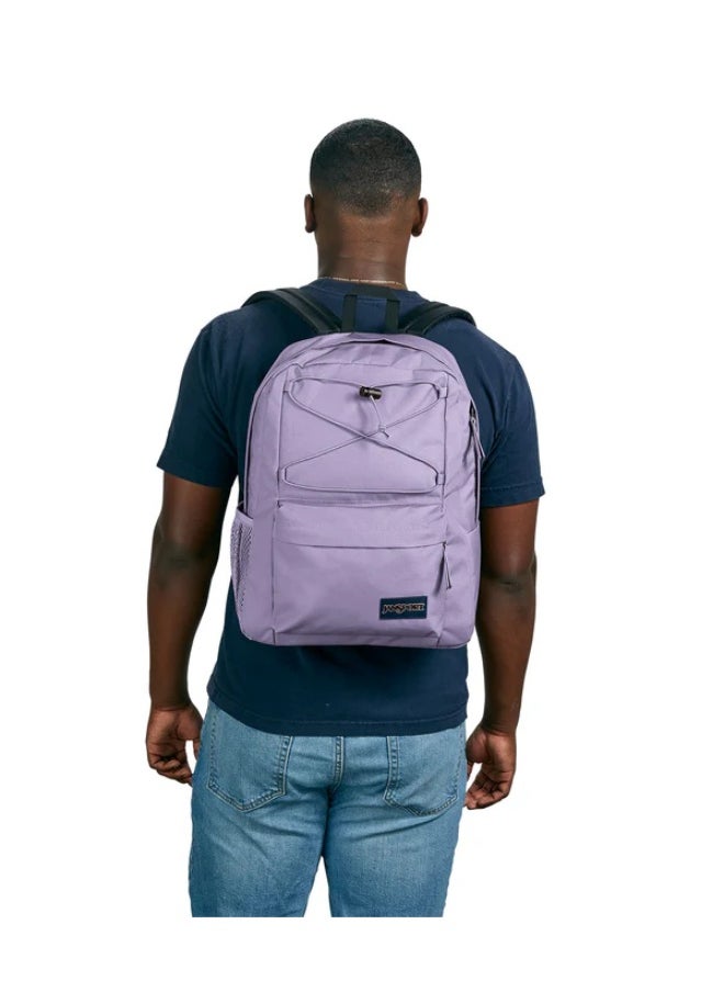 JANSPORT Flex Pack Backpack With Padded Shoulders, 26L, 0.4 kg, 15Inch - Pastel Lilac  - Image 5