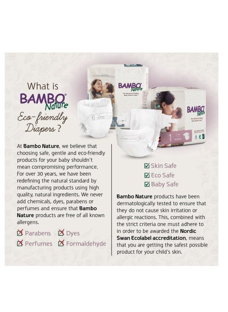 BAMBO NATURE - Bambo Nature Eco Friendly Diaper Size 1, 2-4 Kg, 72counts (36 x 2) - Image 1