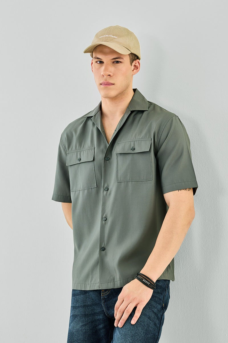 SNITCH Double Pocket Box Fit Shirt - Image 1