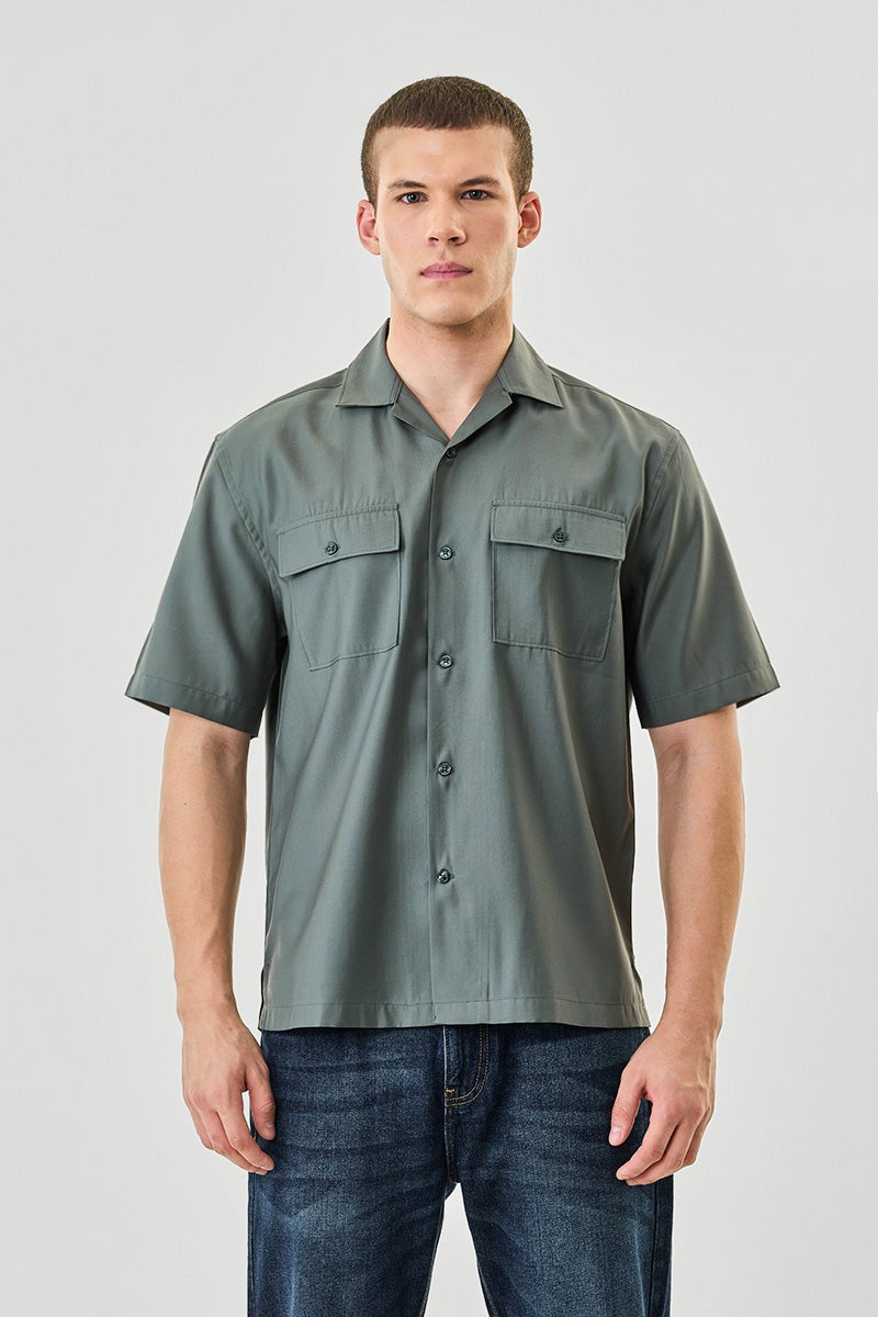 SNITCH Double Pocket Box Fit Shirt - Image 4