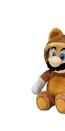 Little Buddy Official Super Mario Plush Raccoon Tanooki Mario, 9-Inch - Image 2