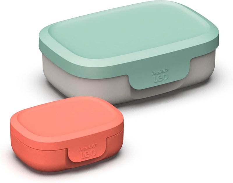 BergHOFF Kids Lunch Set - 2-Piece Bento Box Set, Microwave and Dishwasher Safe - Image 1