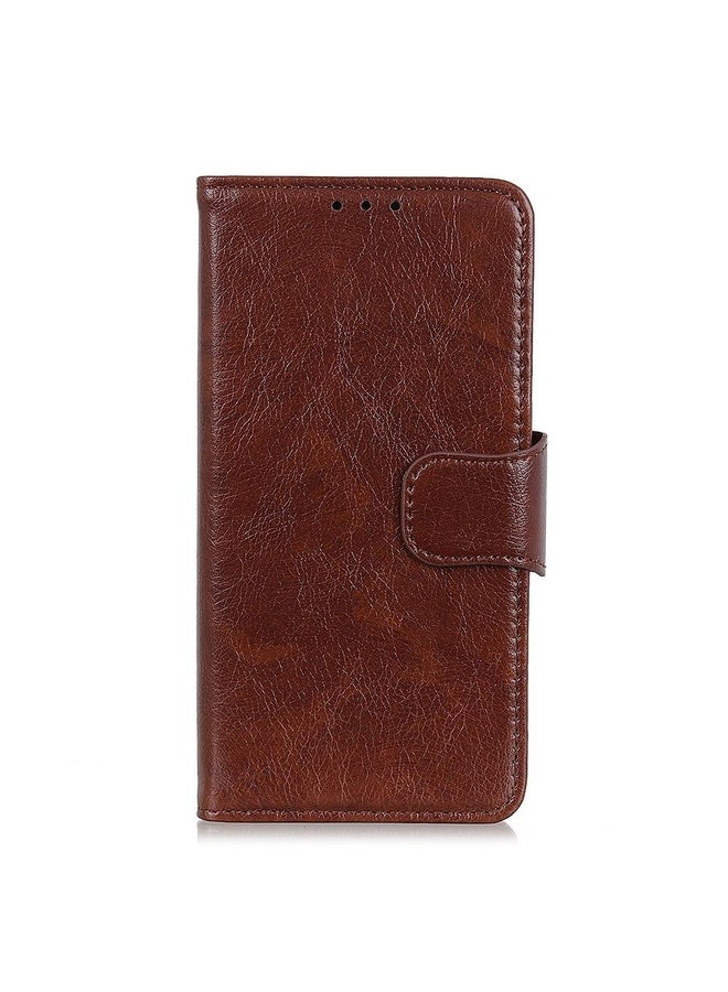 HuHa For Sony Xperia Ace II Nappa Texture Horizontal Flip Leather Case with Holder & Card Slots & Wallet(Brown)  - Image 2