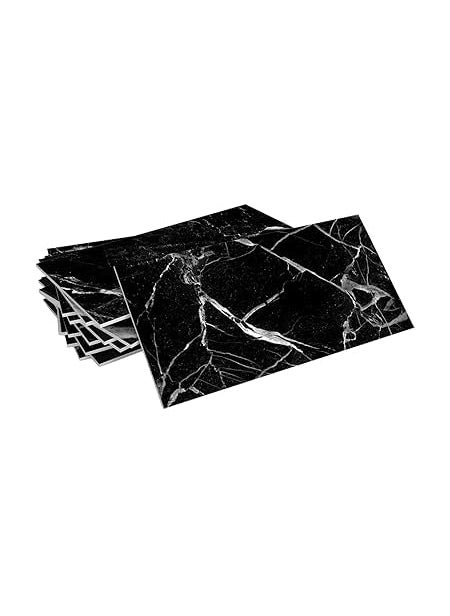 Generic Generic 15Pack Multicolor Contemporary Marble Peel Stick 60 x 60 cm Square Smooth 3 cm Thick Waterproof Wall and Floor Tile for Living Room Kitchen Bathroom Wall  - Image 2