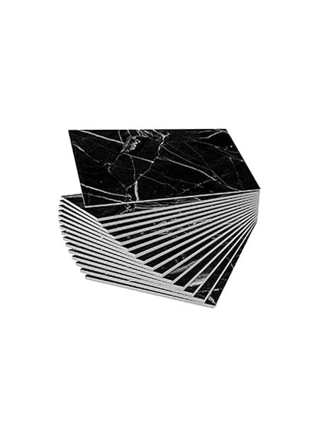 Generic Generic 15Pack Multicolor Contemporary Marble Peel Stick 60 x 60 cm Square Smooth 3 cm Thick Waterproof Wall and Floor Tile for Living Room Kitchen Bathroom Wall  - Image 4