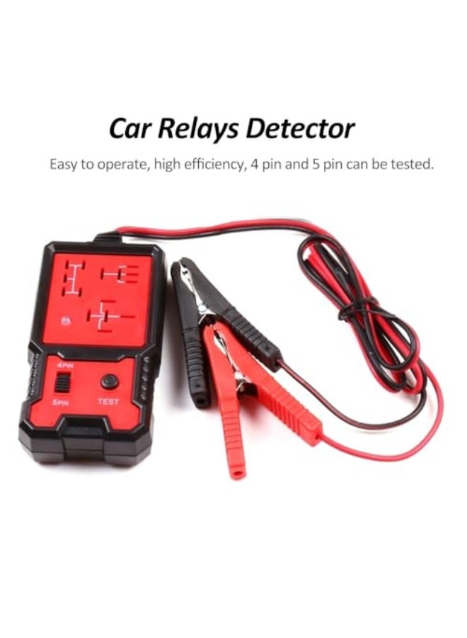 Daconovo Automotive Relay Tester Car Relays Detector Automobile Relay Detector Fault Analyzer 24V 4-Pin 5-Pin Car Relays Detector - Image 2
