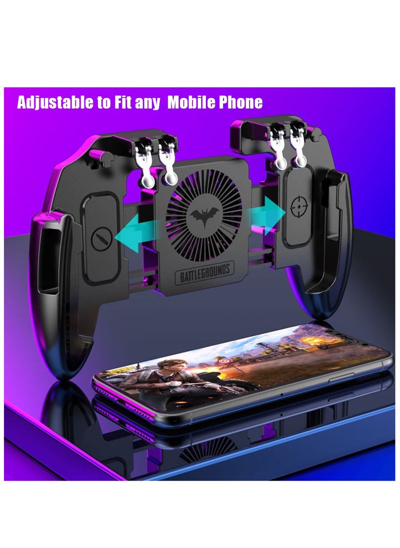 Beauenty M11 Mobile Phone Game Trigger, Built in Device Stand and Cooler Fan Mobile Gaming Joystick, Non-slip Design, Precise Movement, New Gaming Experience  - Image 3