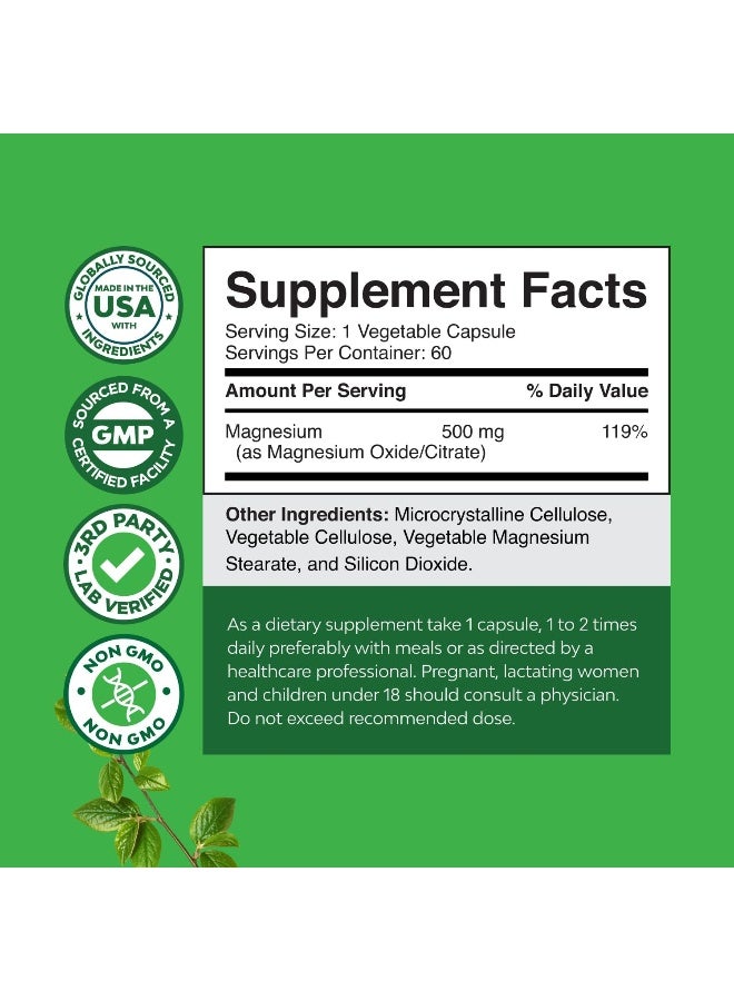 نايتشرز كرافت مركب المغنيسيوم المتقدم، 60 كبسولة - Image 3