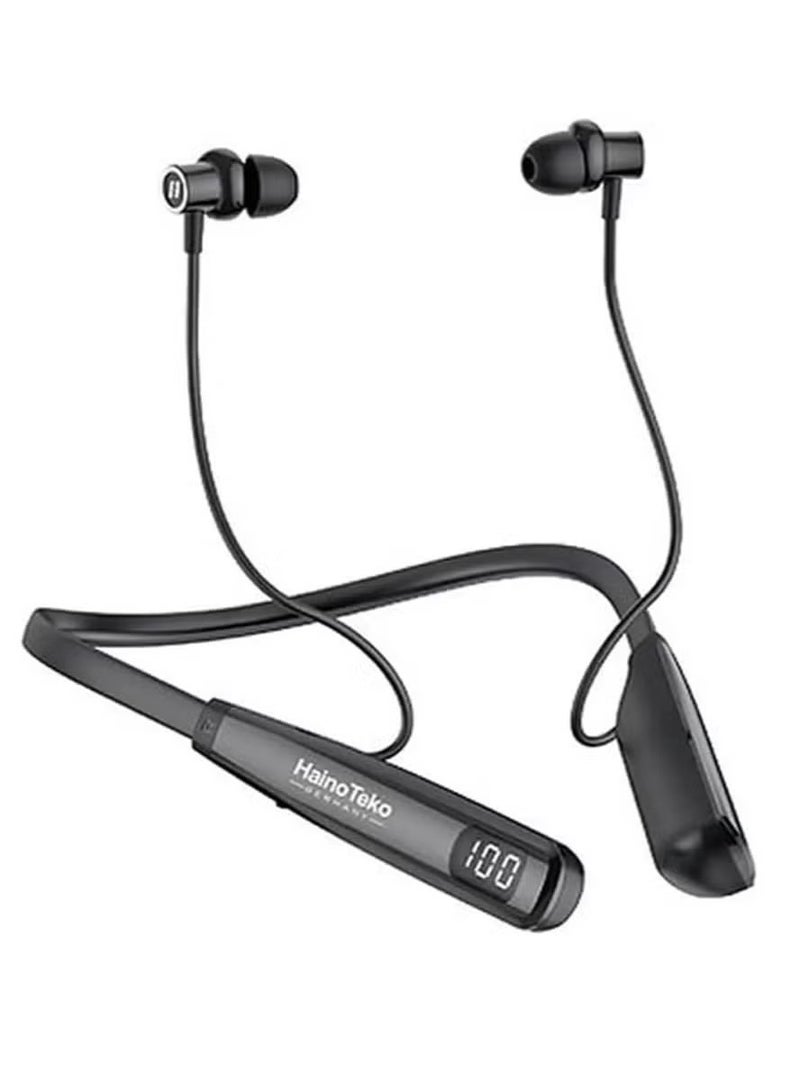 Haino Teko HN80 Bluetooth Wireless Neckband – Comfortable & Stylish Neckband Earphones with Superior Sound, Long Battery Life, and Hands-Free Calls | Ideal for Music, Calls, Sports & Daily Use - Image 4