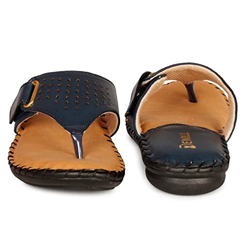 Denill Women Comfortable Soft Paded Doctor Flats (Blue) UK-5 Slipper - Image 2