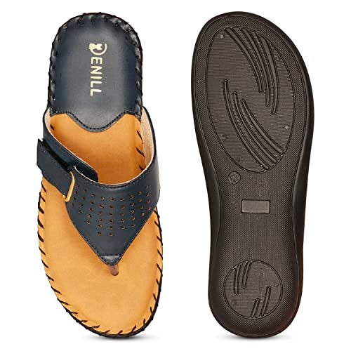 Denill Women Comfortable Soft Paded Doctor Flats (Blue) UK-5 Slipper - Image 3