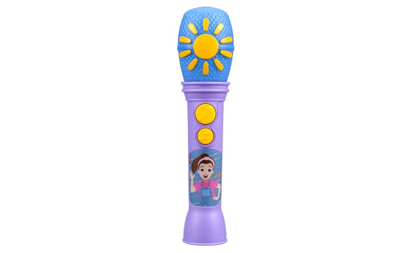 eKids Ms Rachel Toy Microphone for Kids, Includes Built-in Music and Lights, Toddler Toys Make Great Stocking Stuffers for Kids (Purple) - Image 1