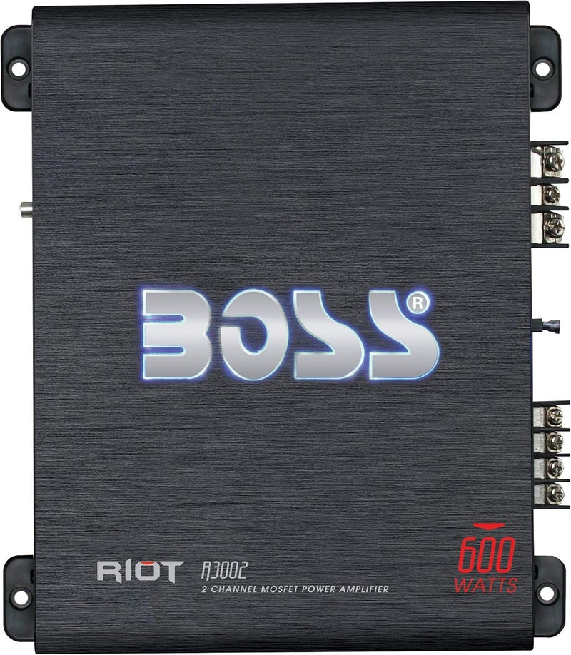 BOSS AUDIO SYSTEMS مضخم الصوت BOSS Audio Systems R3002 Riot Series 600W 2-Channel للسيارات - Image 1