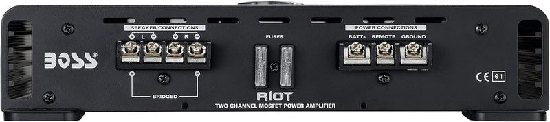 BOSS AUDIO SYSTEMS مضخم الصوت BOSS Audio Systems R3002 Riot Series 600W 2-Channel للسيارات - Image 5