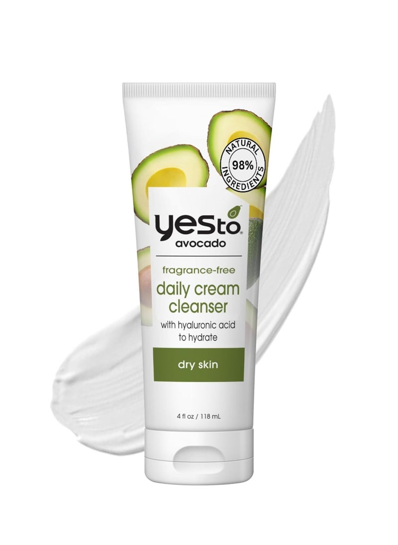 Yes To Yes To Natural Face Cleanser - Non-Toxic Vegan Face Wash, 4 Fl oz (Pack of 2) - Cruelty & Fragrance-Free Facial Cleanser for Women - Gently Removes Impurities + Leaves Skin Moisturized. 