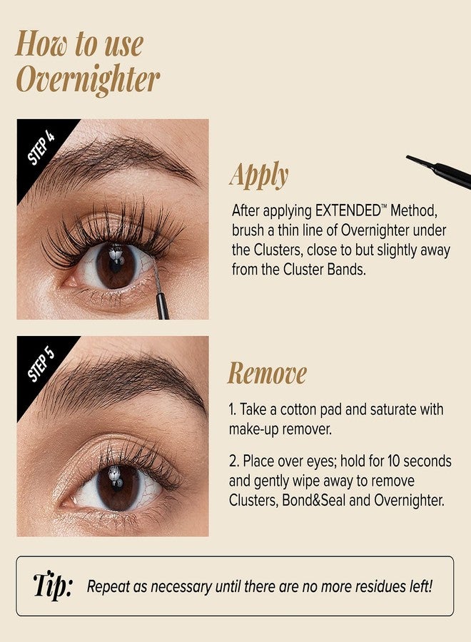 iEnvy i•ENVY DIY Eyelash Extension Overnighter - Lasting Your lash up to 1-2 Weeks Long, Foolproof & Smudge-Free - Image 5
