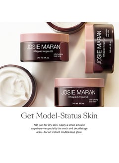 josie maran Josie Maran Argan Layering Kit - Whipped Argan Oil Body Butter + Prosperity Body Mist - Delivers an All Over Body Glow, Intense Hydration & Absorbs Quickly - Vanilla Cherry (2 Piece Set)  - Image 2