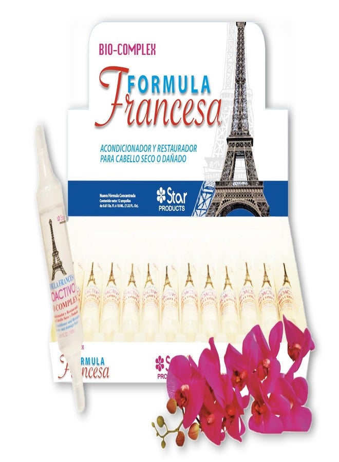 Bio Complex French 12 Pack - 0.61 oz Each, Intensive Hair Repair Treatment for Nourishing, Strengthening & Revitalizing Damaged Hair - Image 1