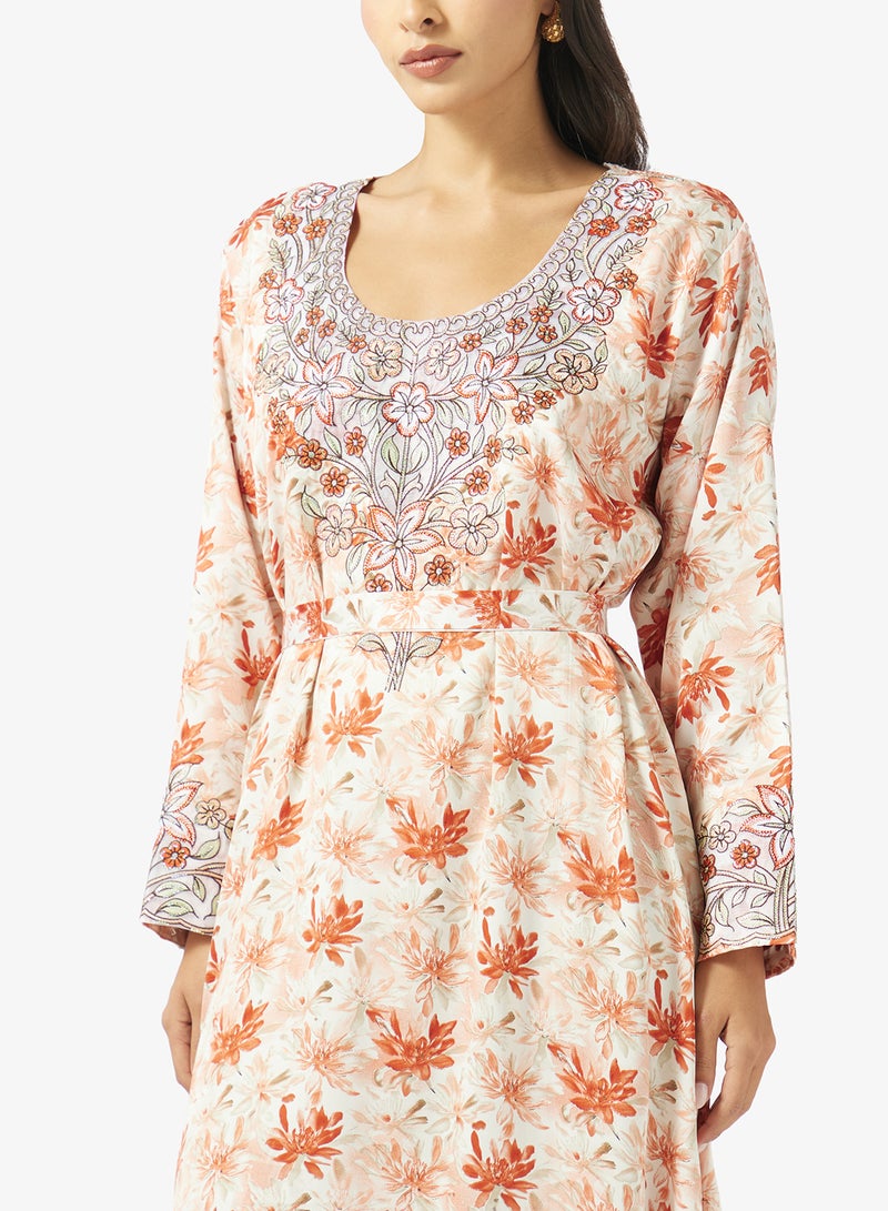hayas closet Embroidery & Stonework  Jalabiya - Image 3