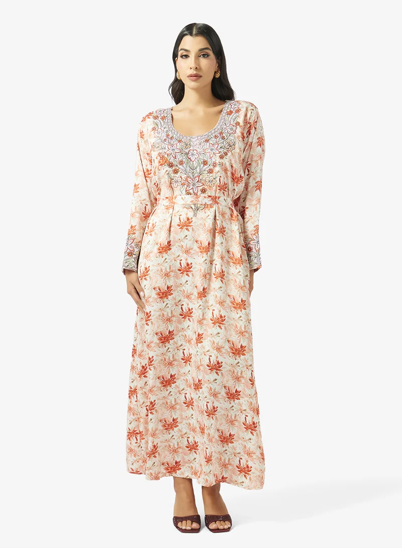 hayas closet Embroidery & Stonework  Jalabiya