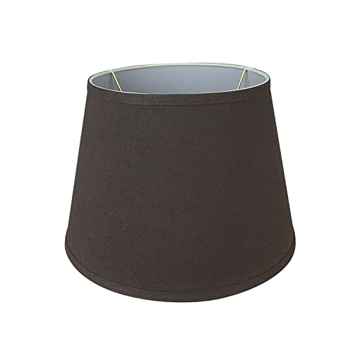 Aspen Creative 58952, Empire Uno Lamp Shade, Dark Reddish Brown, 9" Top x 13" Bottom x 9" Slant Height, Slip UNO 33mm - Image 3