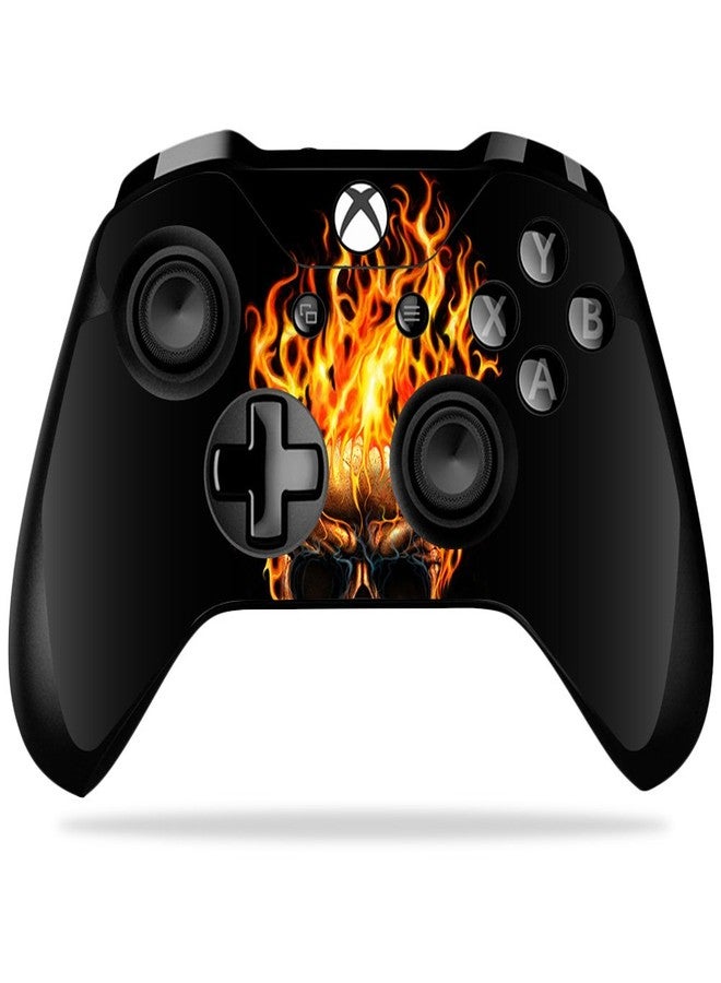 MIGHTY SKINS MightySkins Skin Compatible with Microsoft Xbox One X Controller - Hot Head | Protective, Durable, and Unique Vinyl Decal wrap Cover | Easy to Apply, Remove, and Change Styles | Made in The USA - Image 2