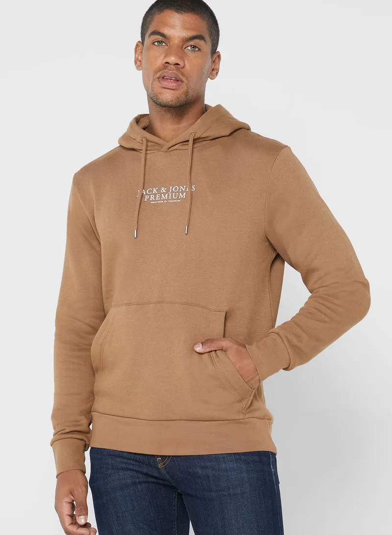 JACK & JONES Logo Printed Hoodie