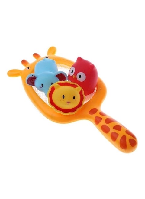 4-Piece Fish Net Game Bath Toy Set