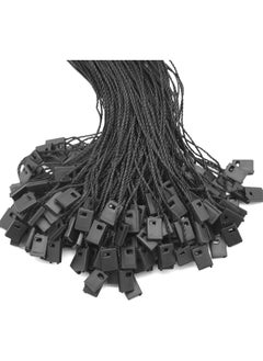 HY 1000 Pcs Hang Tag String 7 Inch Nylon String Snap Lock Pin Loop Fastener Hook Ties Easy and Fast to Attach (Black)  - Image 5