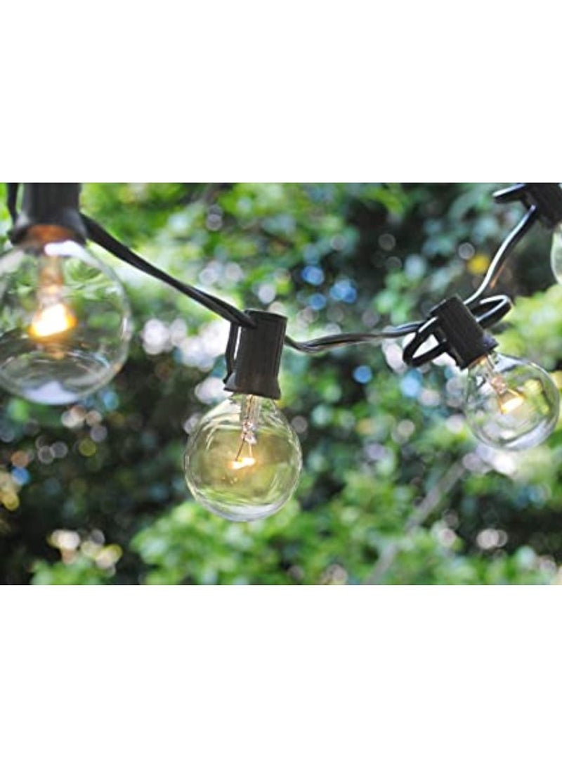 QUESERA LED Outdoor String Lights with Remotes 48FT Waterproof Patio Hanging Lights with Shatterproof E26 S14 LED Bulbs for Bistro Cafe Pergola Party  Warm White Nature White Daylight White - Image 4