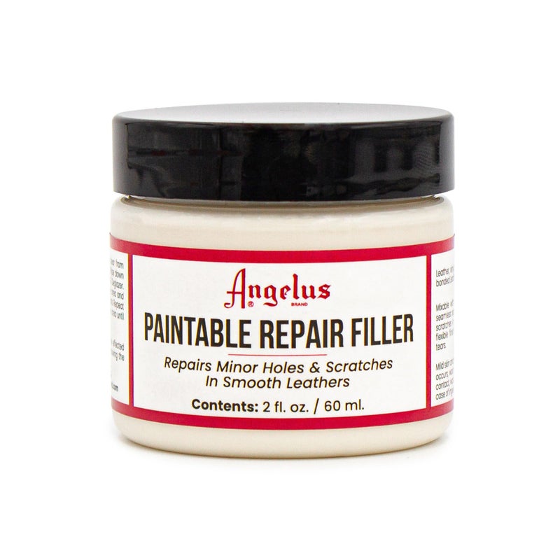 Angelus Leather Filler for Filling or Repairing Holes, Tears, Cracks, Scratches, for Leather Car Seats, Furniture, Shoes - Flexible | Made in USA - 2 fl oz - Image 1