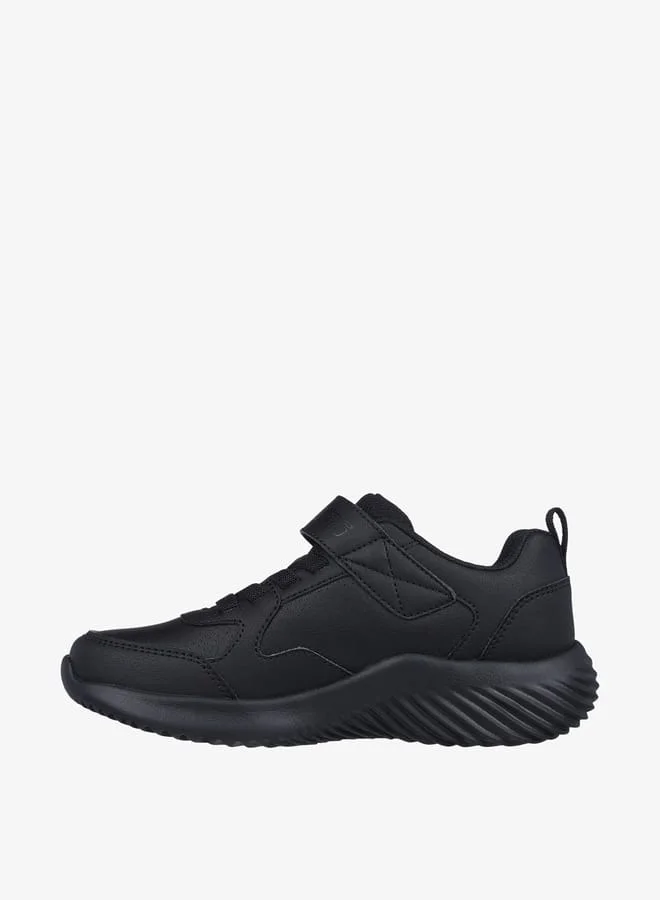 SKECHERS Boys Monotone Shoes With Hook And Loop Closure - Bounder