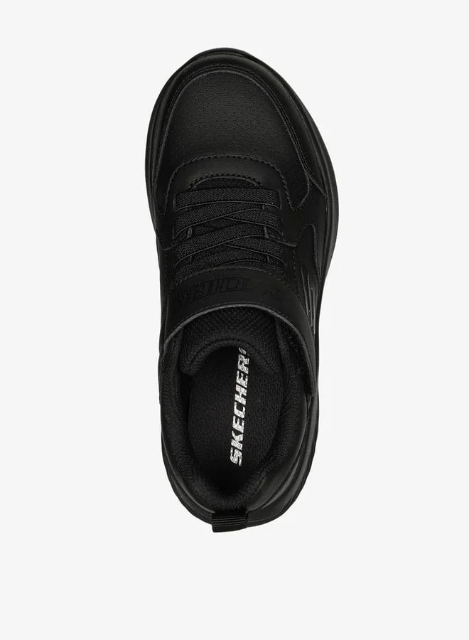 SKECHERS Boys Monotone Shoes With Hook And Loop Closure - Bounder