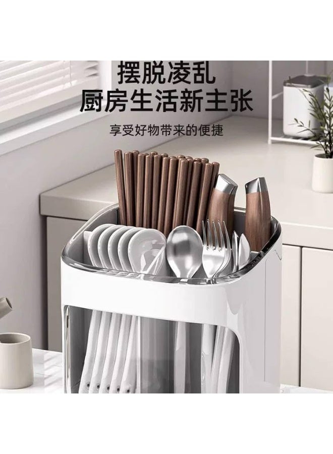 High-quality clear acrylic cutlery organizer | Geometric kitchen drawer divider unit | High-quality material for home use - Image 5