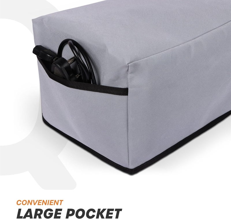 Cranique Dust Proof Printer Cover for HP Smart Tank All-in-One 580 / 581 / 585 (Grey) - Image 4