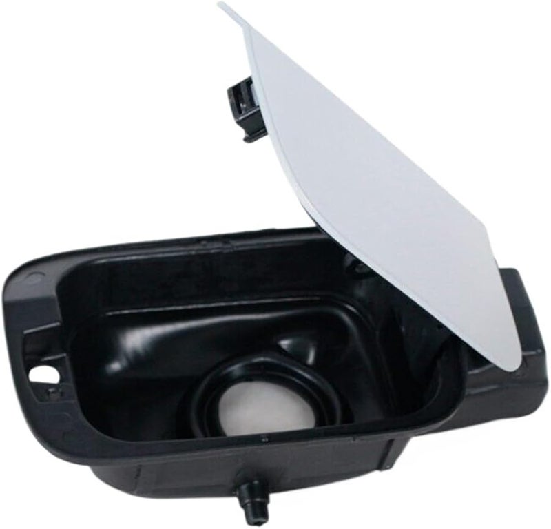 غطاء باب غطاء فتحة تعبئة خزان وقود الغاز لفولكس فاجن باسات 2012-2018 أبيض - Image 5