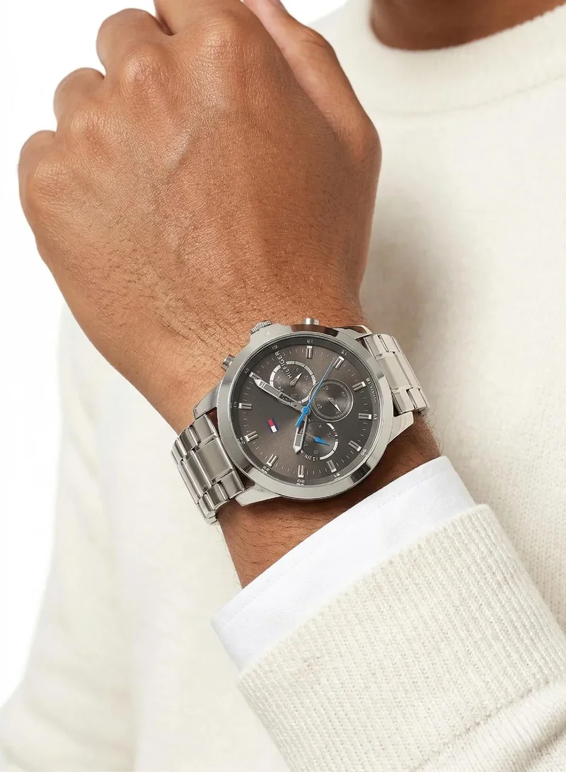 TOMMY HILFIGER  Mens Analog Multifunction Quartz Watch With Silver Stainless Steel Bracelet - 1791794 for Men | Best Price UAE