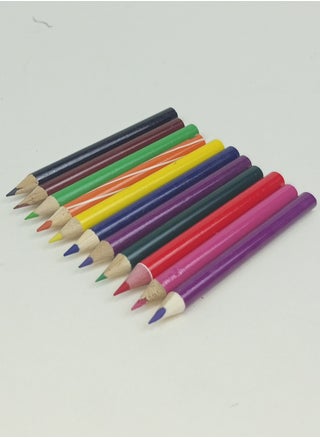 Multicolor 12 Small Pencils