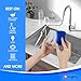 Orighty NonScratch Cellulose Scrub Sponges 24 Pack Kitchen Sponges for Kitchen Bathroom and Household Dual Side Sponge for Dishes NonScratch Sponge Safe on NonStick Cookware Car and More - Image 4