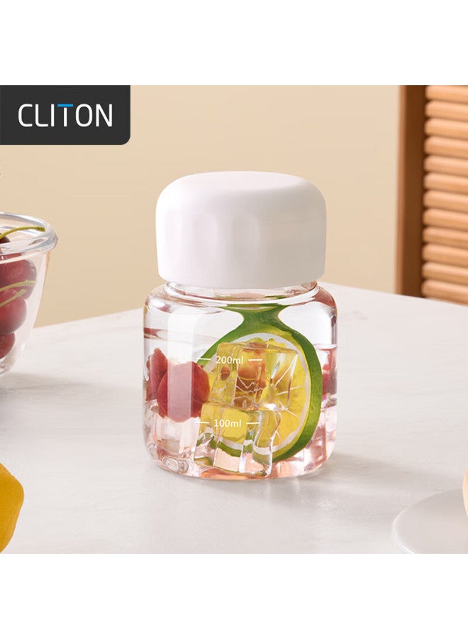 Cliton Chubby Cup Mini Portable Water Bottle With Scale Markings For Soy Milk, Coffee, Breakfast, And Milk Powder - Image 1