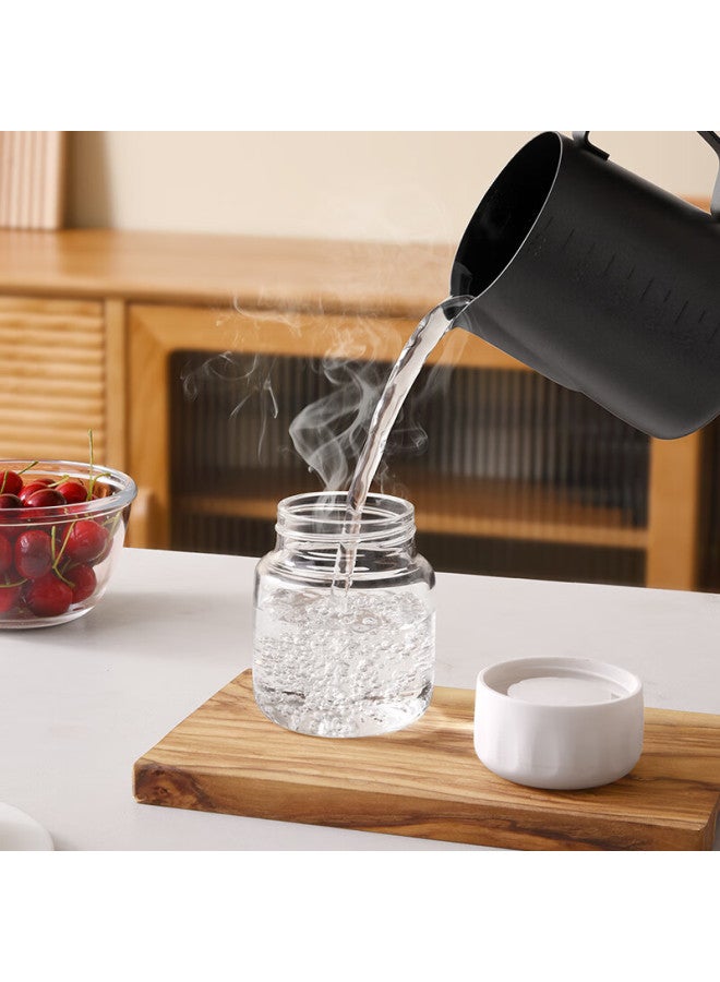 Cliton Chubby Cup Mini Portable Water Bottle With Scale Markings For Soy Milk, Coffee, Breakfast, And Milk Powder - Image 3