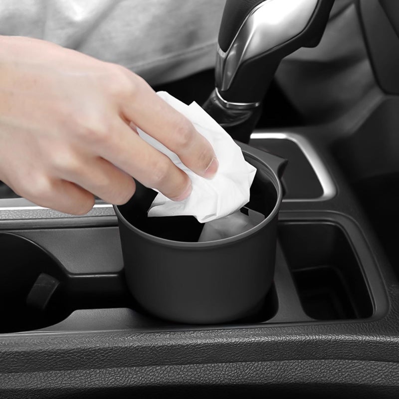 Car Cup Holder Organizer with Air Vent Mount Black Sturdy Storage for Water Bottle Travel - Image 4