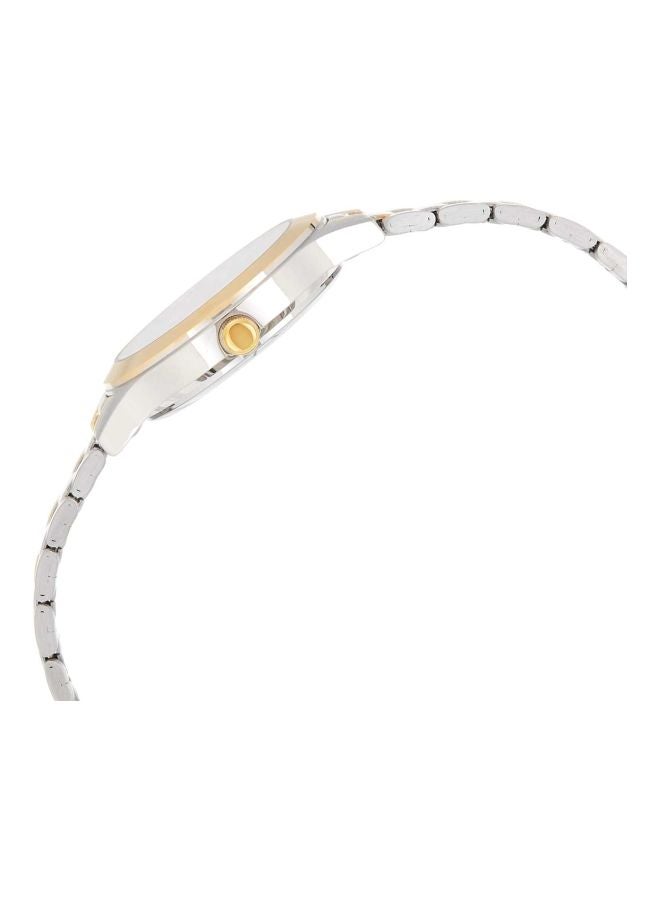 CASIO Women Stainless Steel Analog Watch LTP-1128G-7B - 33 mm - Silver/Gold - Image 3