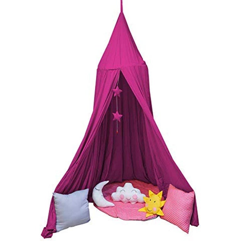 NEXT DAY ART Magic Hanging Canopy Will give Warm and Comfort to Your Kids (Pink) - Image 1